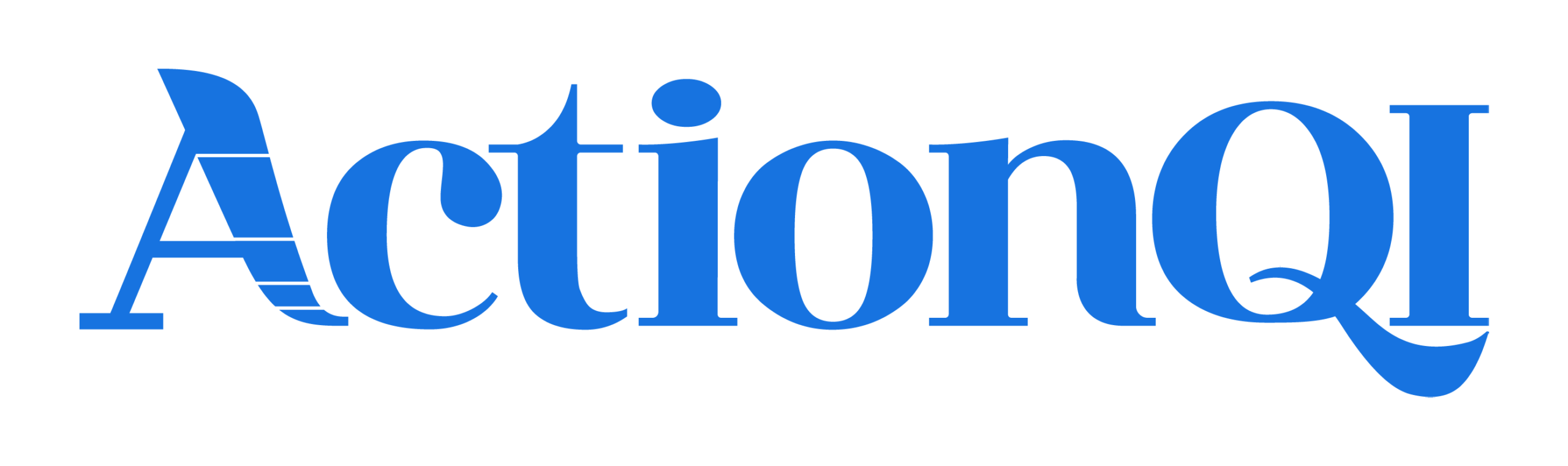 ActionQI's logo that gets you to homepage